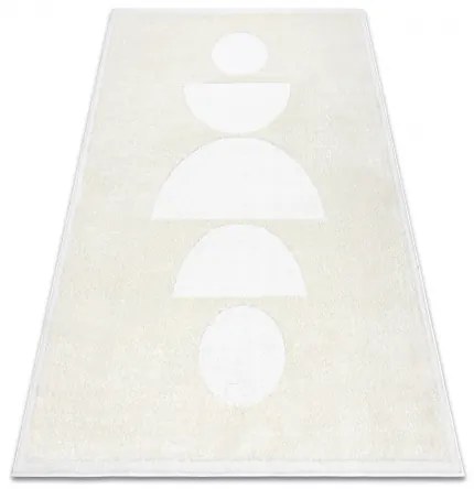 Moderný koberec MODE 8598 geometrická krémová Veľkosť: 160x220 cm