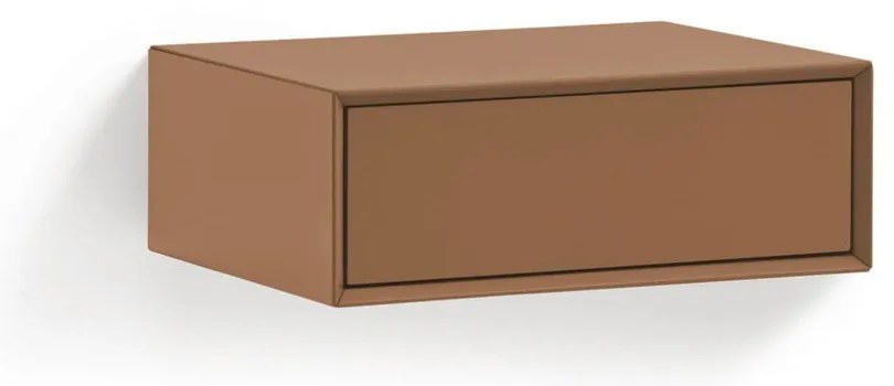 Závesný nočný stolík v tehlovej farbe Platt – Teulat