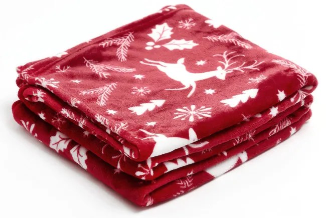 Deka RODA červená, so sobmi 866109