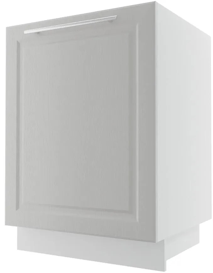 Kuchynská skrinka Emporium D1ZE/60 light grey stone/biela