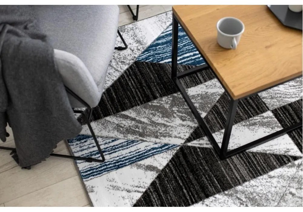 Kusový koberec Nano sivomodrý 200x290cm