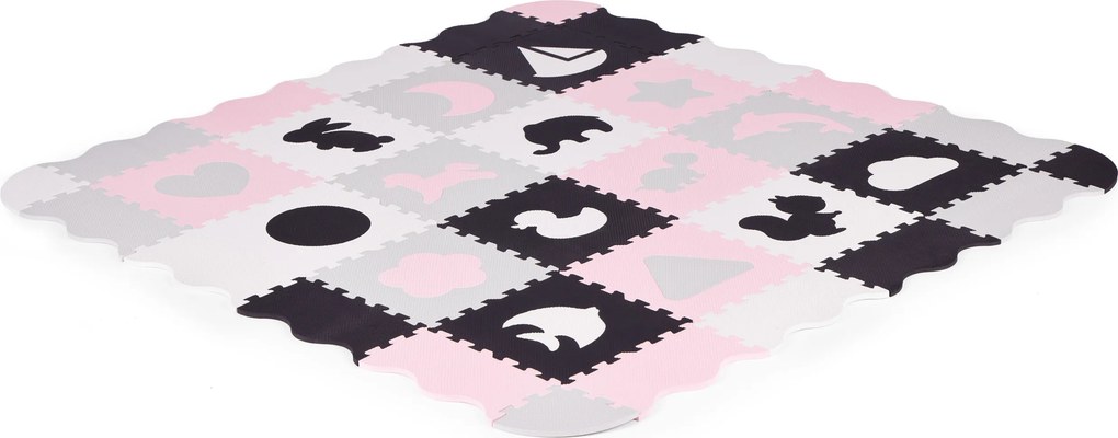 Penová podložka s plotom puzzle suchý bazén 36 kusov ECOTOYS