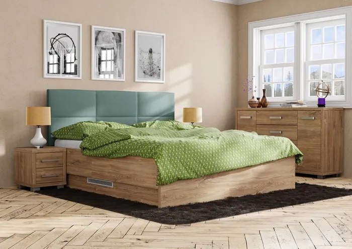 Wood Service Posteľ Adela s úložným priestorom 140 x 200