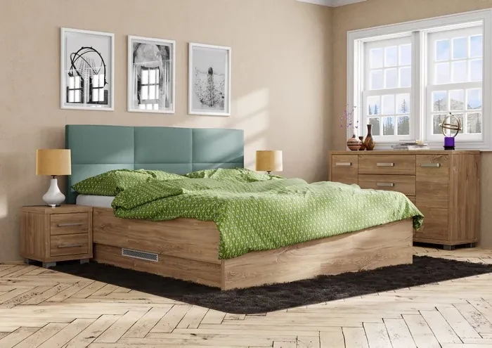 Wood Service Posteľ Adela s úložným priestorom 140 x 200