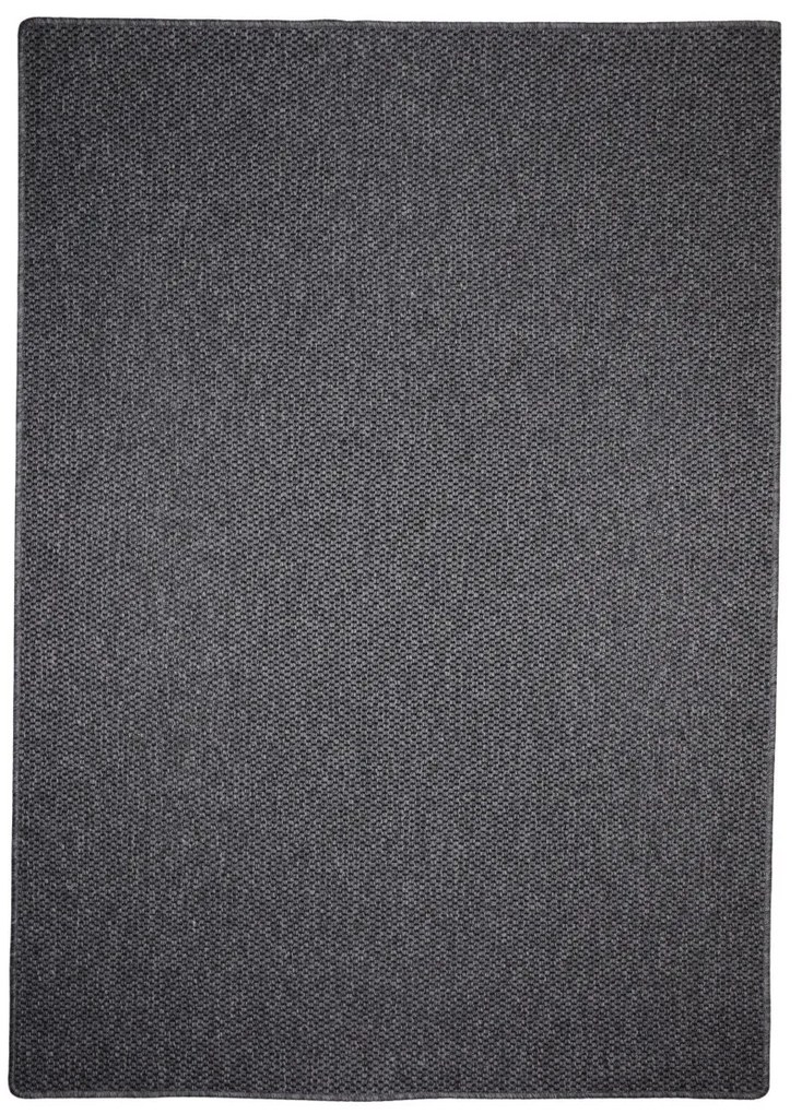 Timzo, Kusový koberec Nature antracit, 200x300, šedá, chodba / predsieň