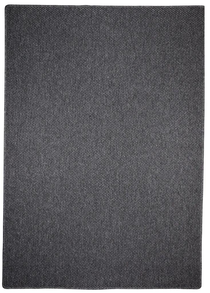 Vopi koberce Kusový koberec Nature antracit - 133x190 cm