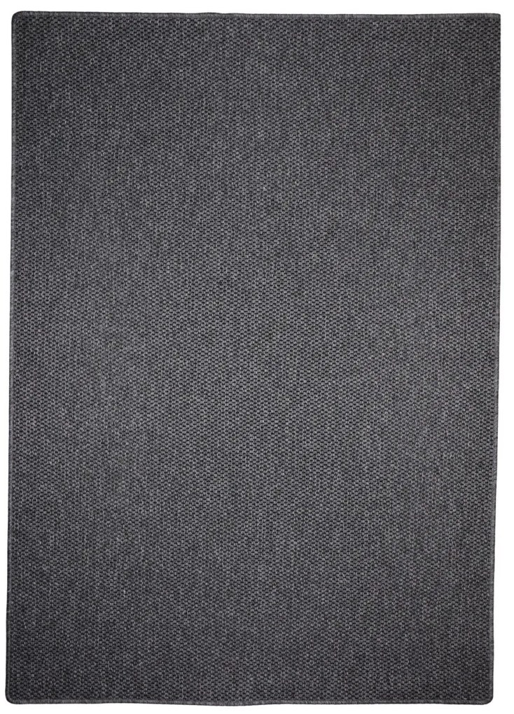 Vopi koberce Kusový koberec Nature antracit - 140x200 cm