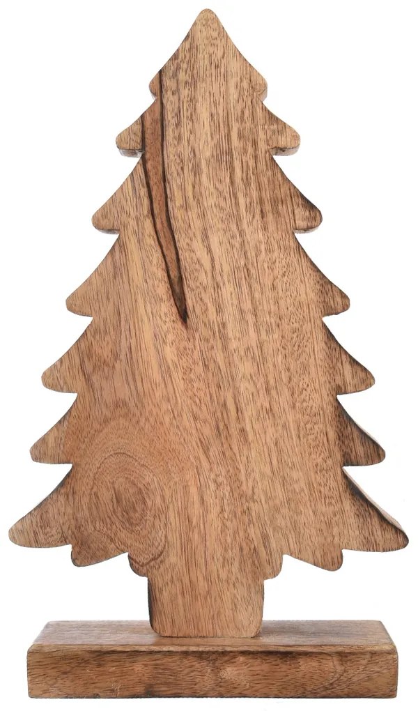 4Home Dekorácia z mangového dreva Snowflake Tree, 33 cm