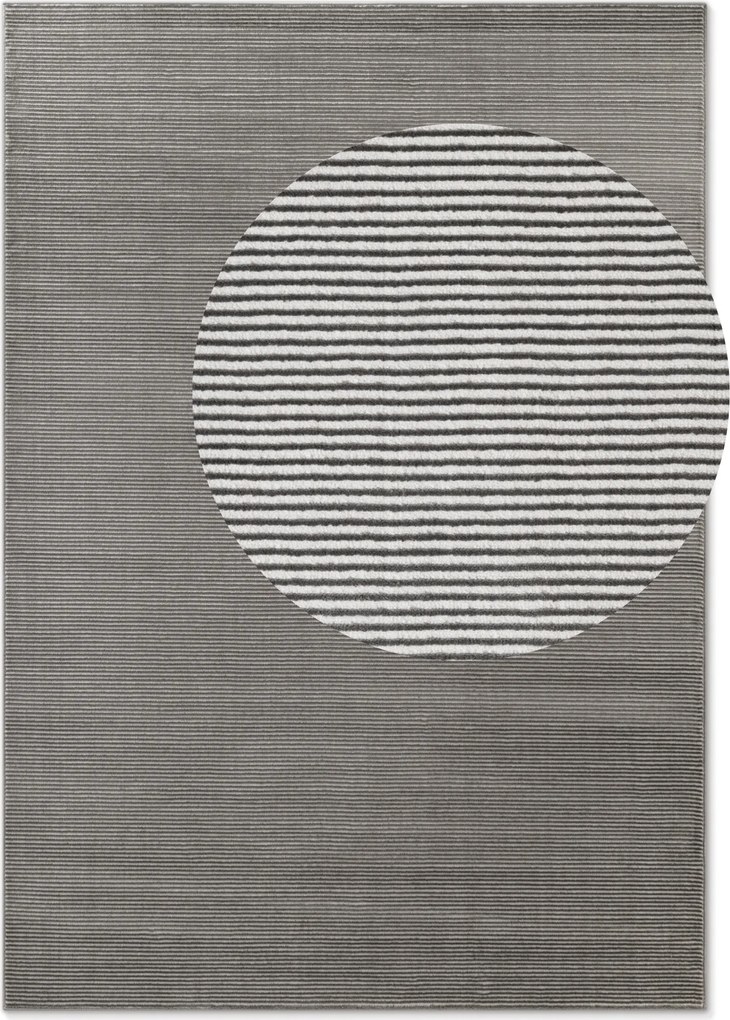 ELLE Decoration, Kusový koberec Perles 106187 Cream Anthracite z kolekcie Elle, 200x280, šedá, obývacia izba