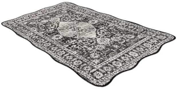 Koberec ORGANIC 2762 čierny / krémový