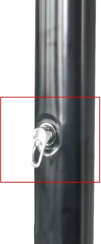 Marimex | Rukoväť kohútika solárnej sprchy UNO 40 l hliníkové | 10992077