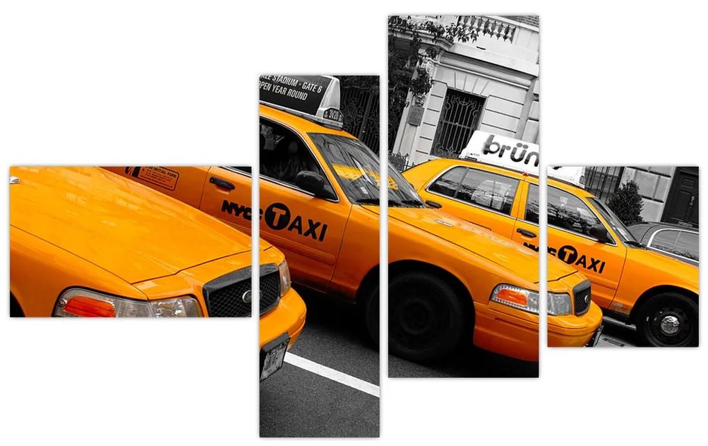 Žlté taxi - obraz