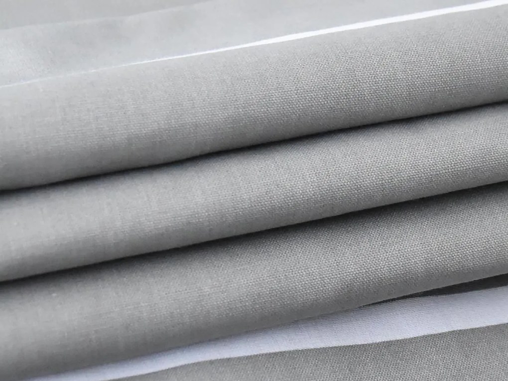 XPOSE® Bavlnené obliečky KLAUDIE DUO na dve postele - sivé/biele