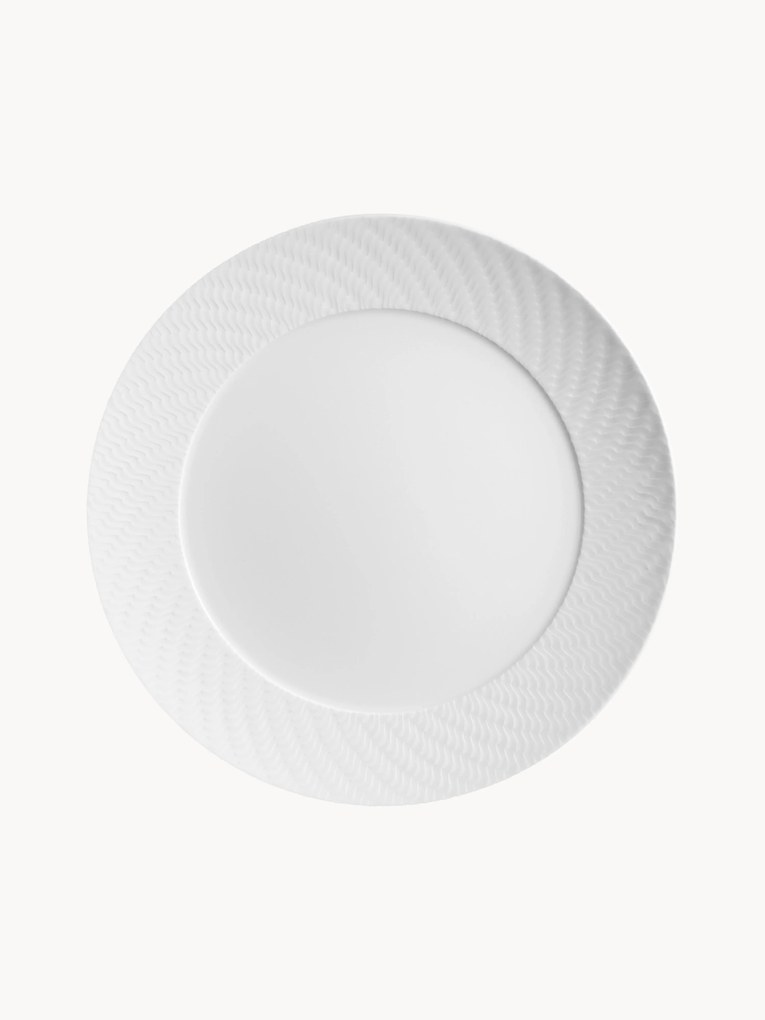 Ručne vyrobené plytké taniere z porcelánu No. 41, 2 ks