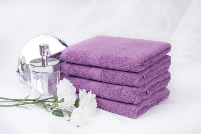XPOSE ® Froté ručník VERONA 3ks - fialová 30x50 cm