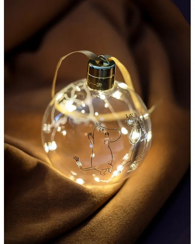 LED vianočná ozdoba Moomin 11cm  / 80. výročie