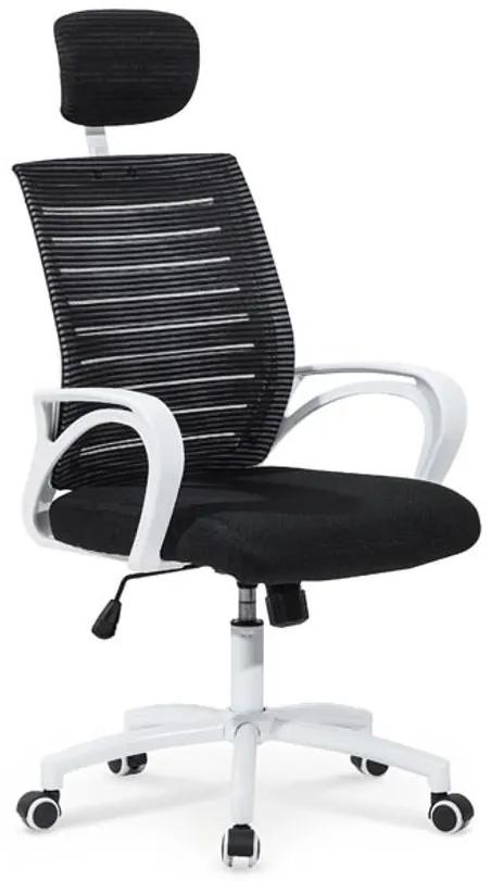 Halmar Kancelárska stolička SOCKET, čierna/biela