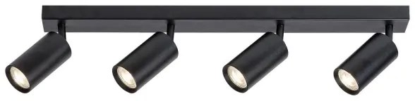 Rabalux 2086 - Stropné bodové svietidlo SOLO 4xGU10/25W/230V čierna