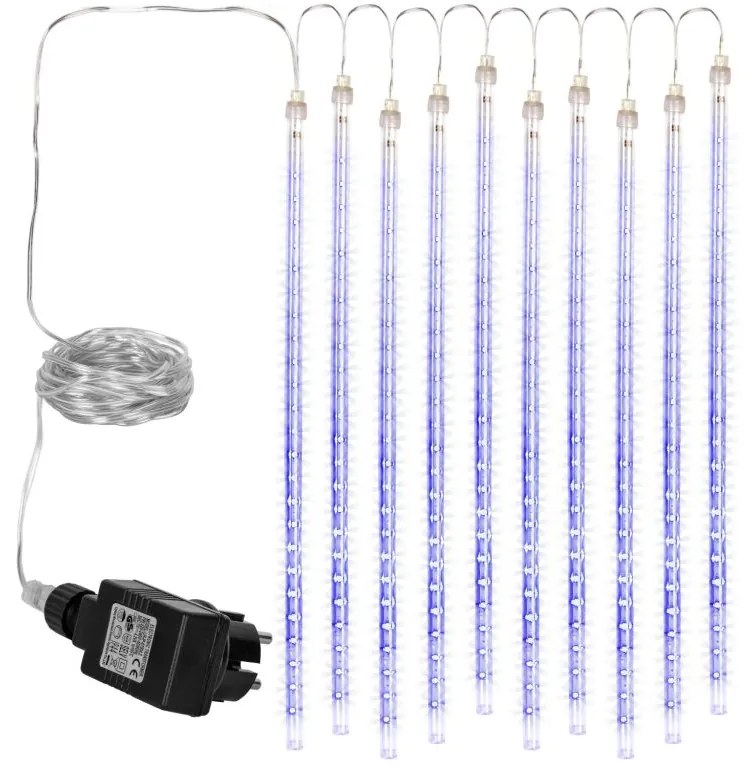 VOLTRONIC  LED osvetlenie padajúci sneh, 240 LED, modrá