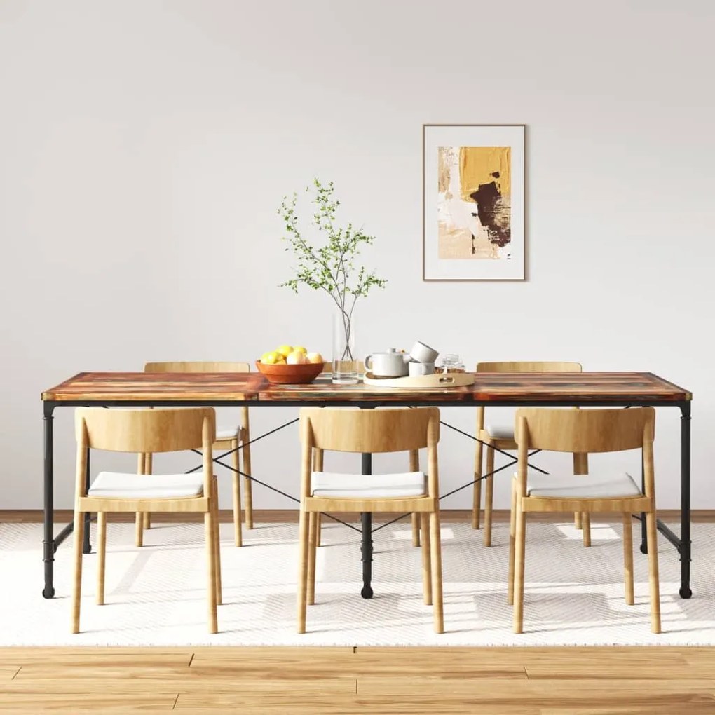 vidaXL Jedálenský stôl, recyklovaný masív 240 cm