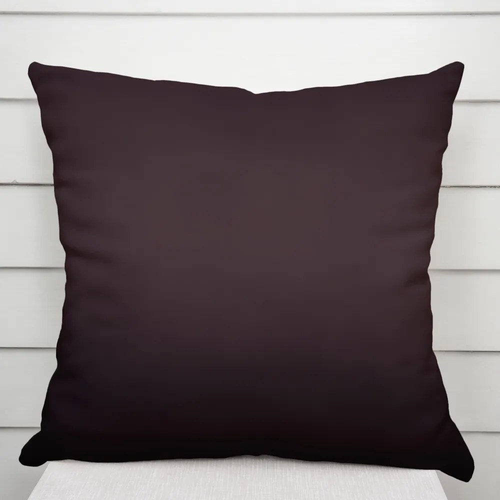 Biante Saténová obliečka na vankúš LUX-019 Čokoládovo hnedá 50 x 60 cm