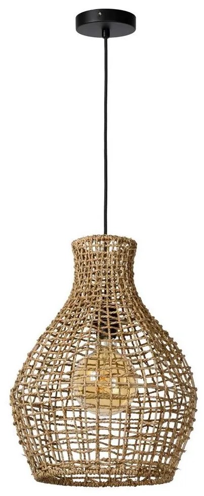 Lucide 03438/35/72 - Luster na lanku ALBAN 1xE27/40W/230V béžová