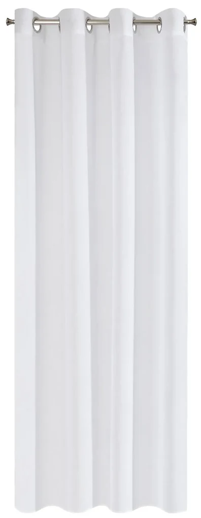 ZÁCLONA NA KRÚŽKOCH ESIM 140X250 CM BIELA