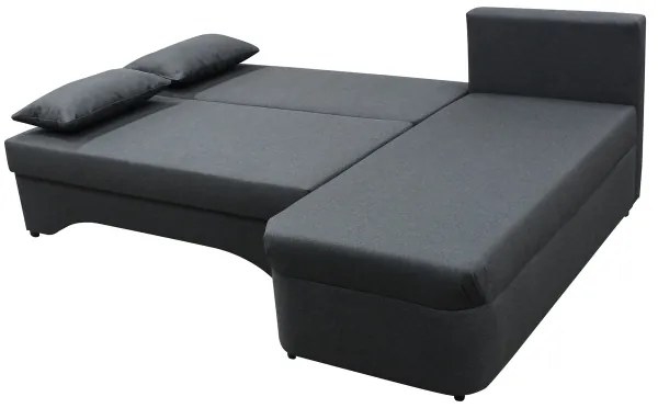 Unive. rozkladacia rohová sedacia súprava s úložným priestorom v tvare L ALMEIDA antracit