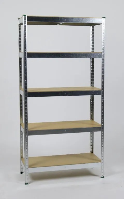 AKCIA - Balíček : 10x Regál 180x90x40 cm 5polic zinkovaný kovový