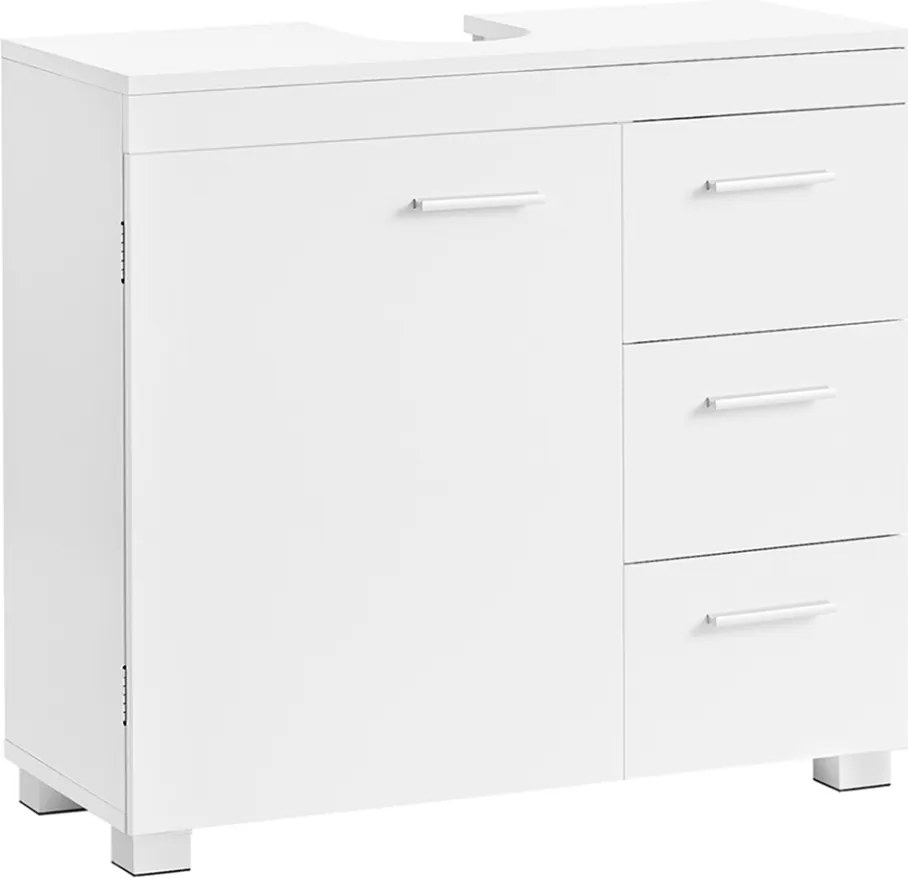 Skrinka pod umývadlo IVY, 30x70x64cm, biela Vasagle