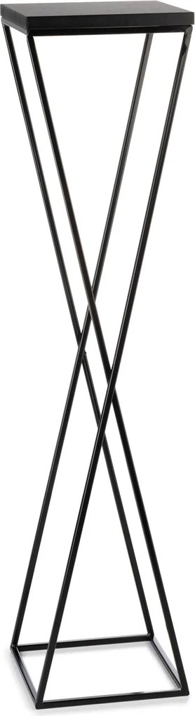 STOJAN NA KVETINÁČ LOFT6 100X24X24 CM ČIERNA