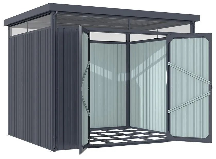 Záhradný domček so svetlíkmi Avenberg MAGNUS 2.5 x 2.9 m - Premium