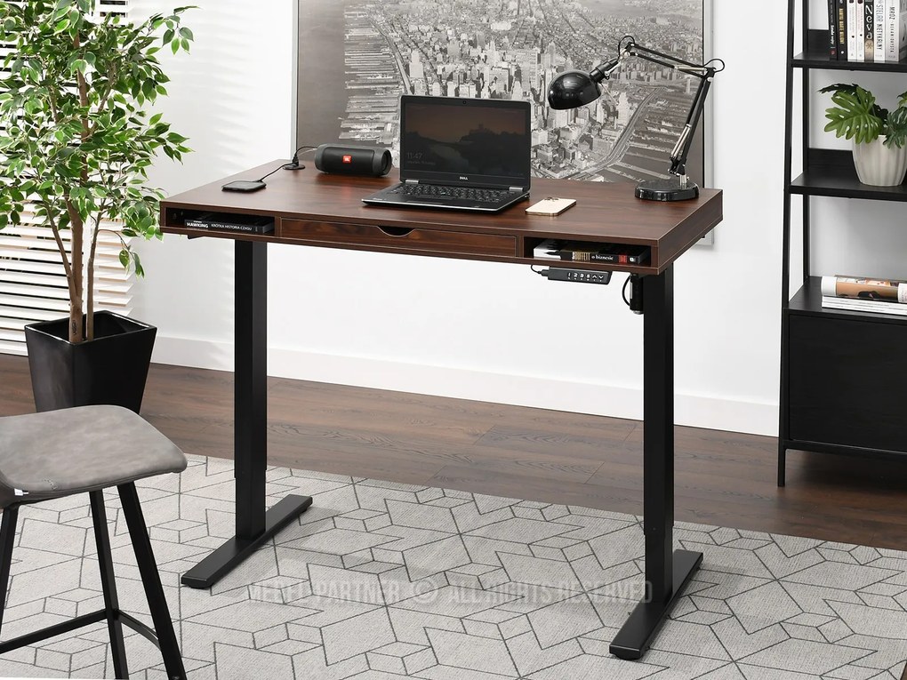PC stolík Osto 120 (orech + biela). Vlastná spoľahlivá doprava až k Vám domov. 1109829