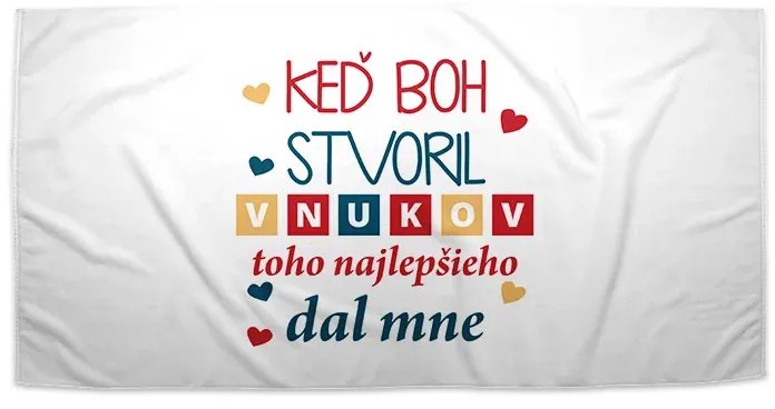 Sablio Uterák Keď Boh stvoril vnukov - 50x100 cm