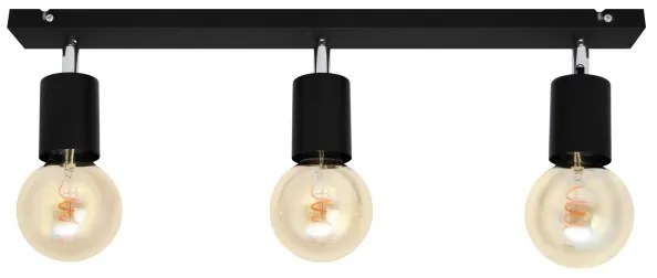 Bodové svietidlo TUNE 3xE27/20W/230V čierna