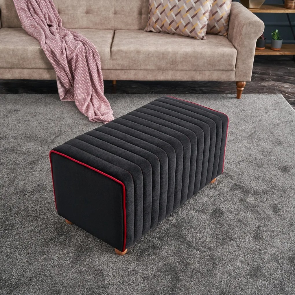 Stolička Mabel Pouf Black