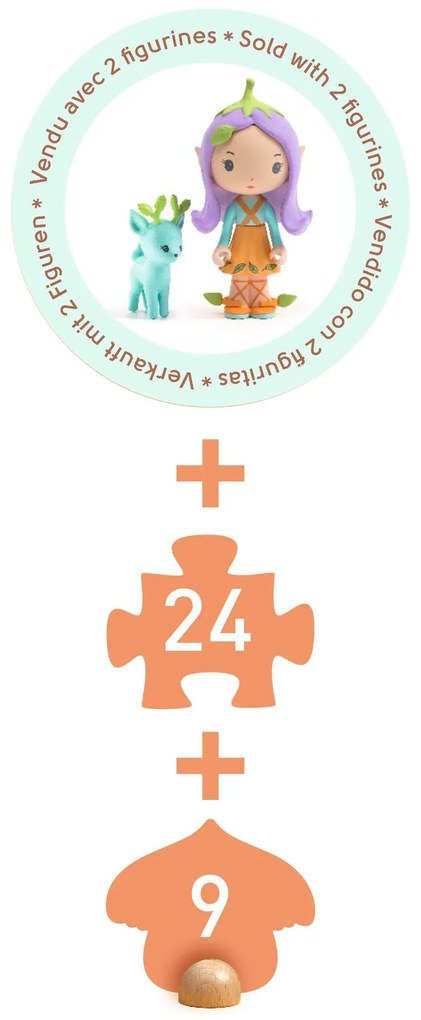 Tinyly – Puzzl’Up – Elfka Lily a kúzelný svet – 33 ks