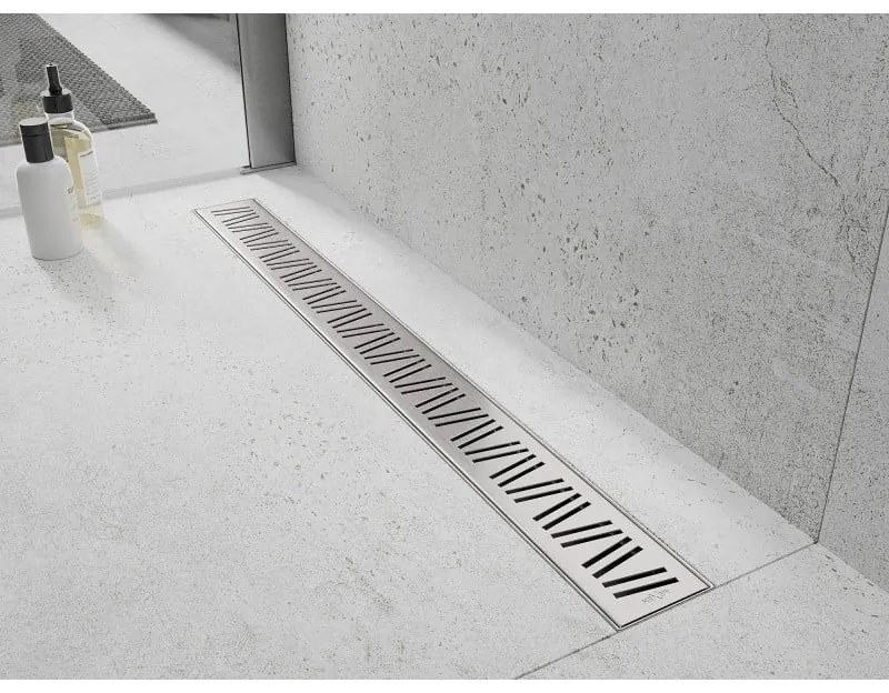 Mexen Flat nerezový sprchový žľab 50 cm vzor M22, 1029050-15