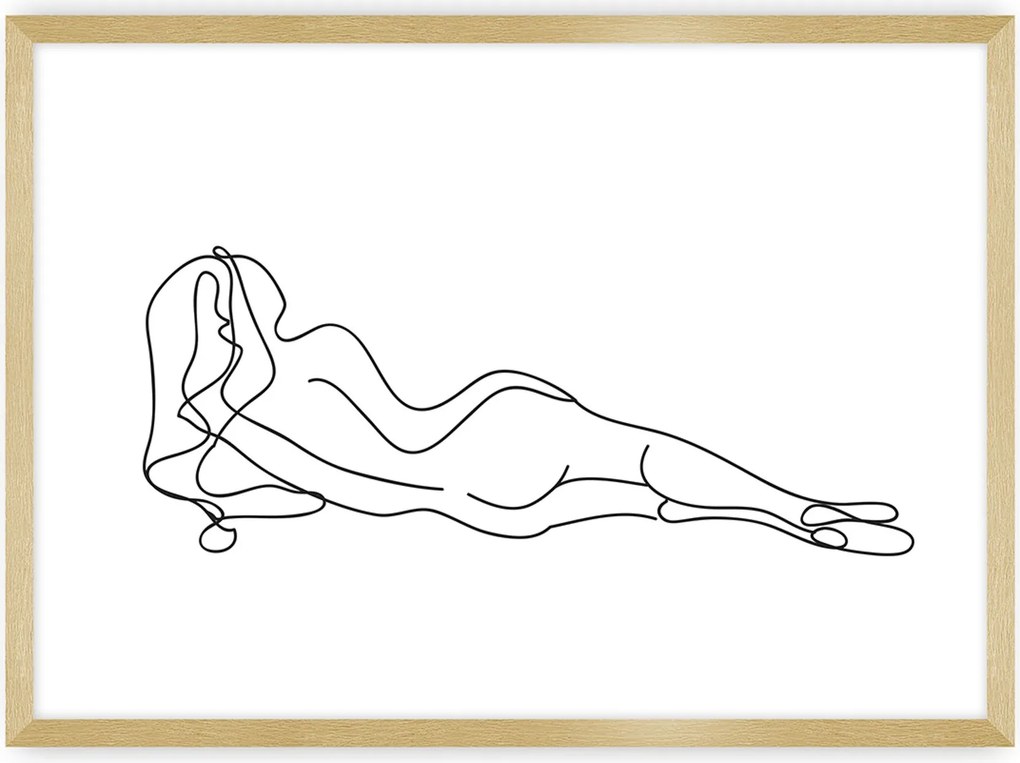 Plagát Figure Line III