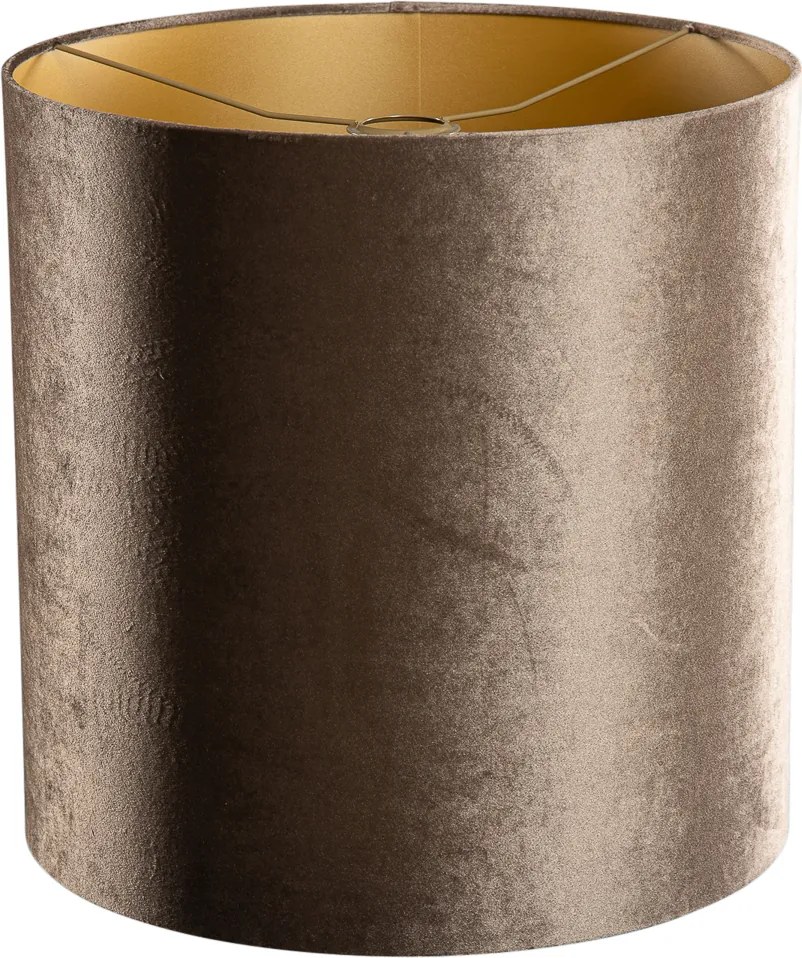 Zamatový tienidlo hnedé so zlatým vnútorným 40/40/40