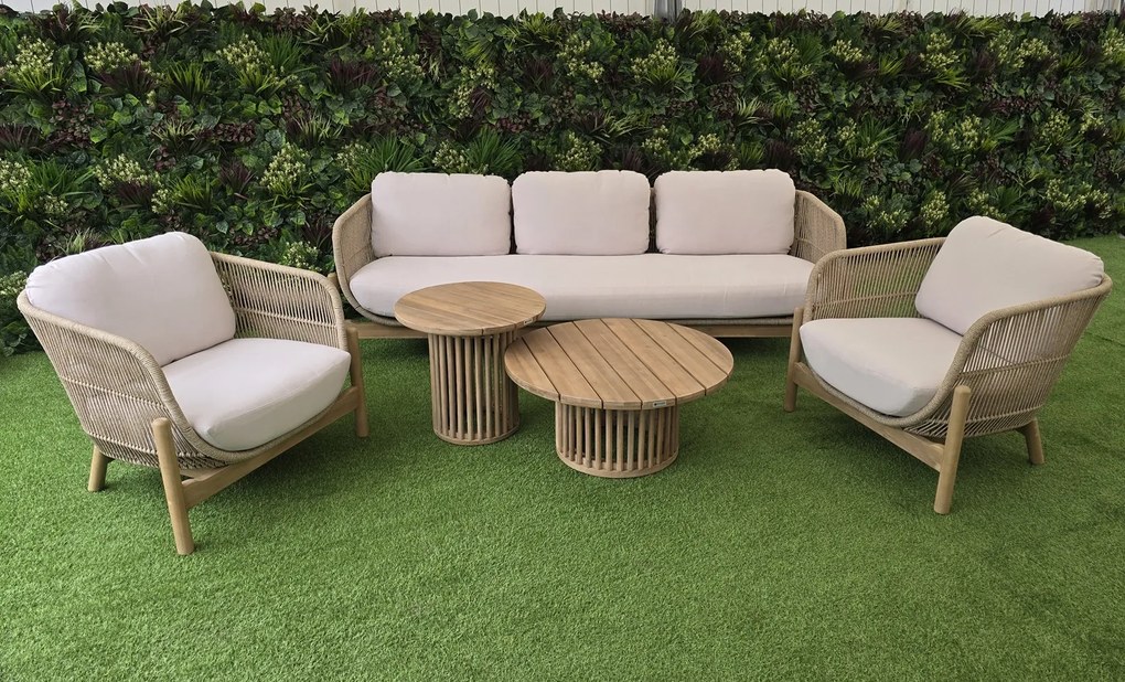 Drevená vypletaná súprava LARA CAROS 3