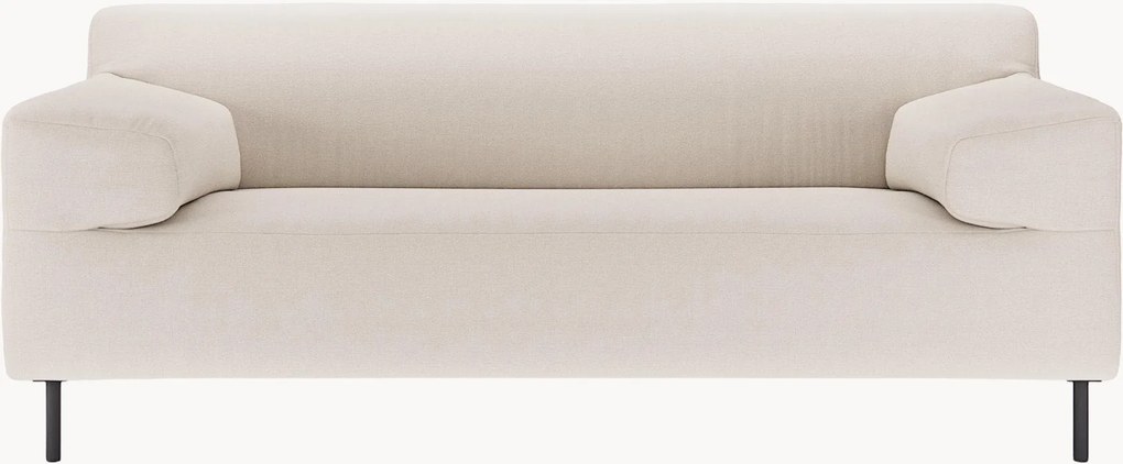 Pohovka freistil180 (2-miestna), striebornosivá/čierna, Š 182 cm