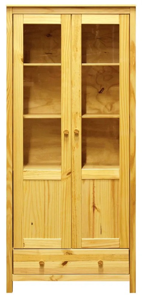IDEA nábytok Vitrína 2 dvere + 1 zásuvka TORINO