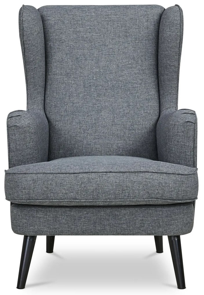 Kreslo s područkami GREY2, sivá