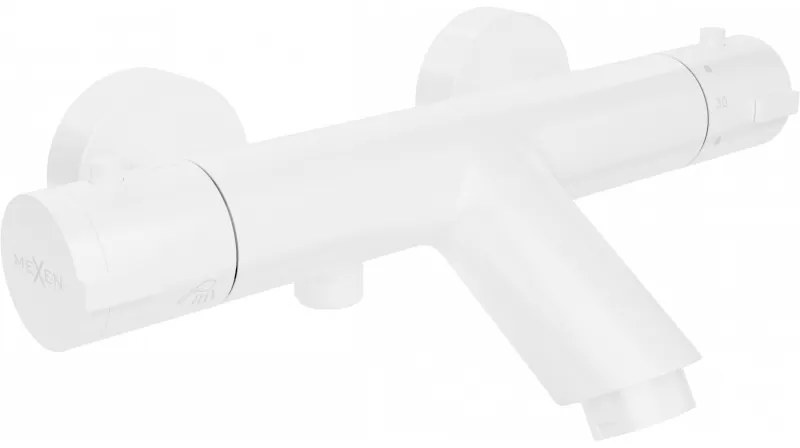 Mexen KAI, termostatická vaňová batéria, biela, 77300-20