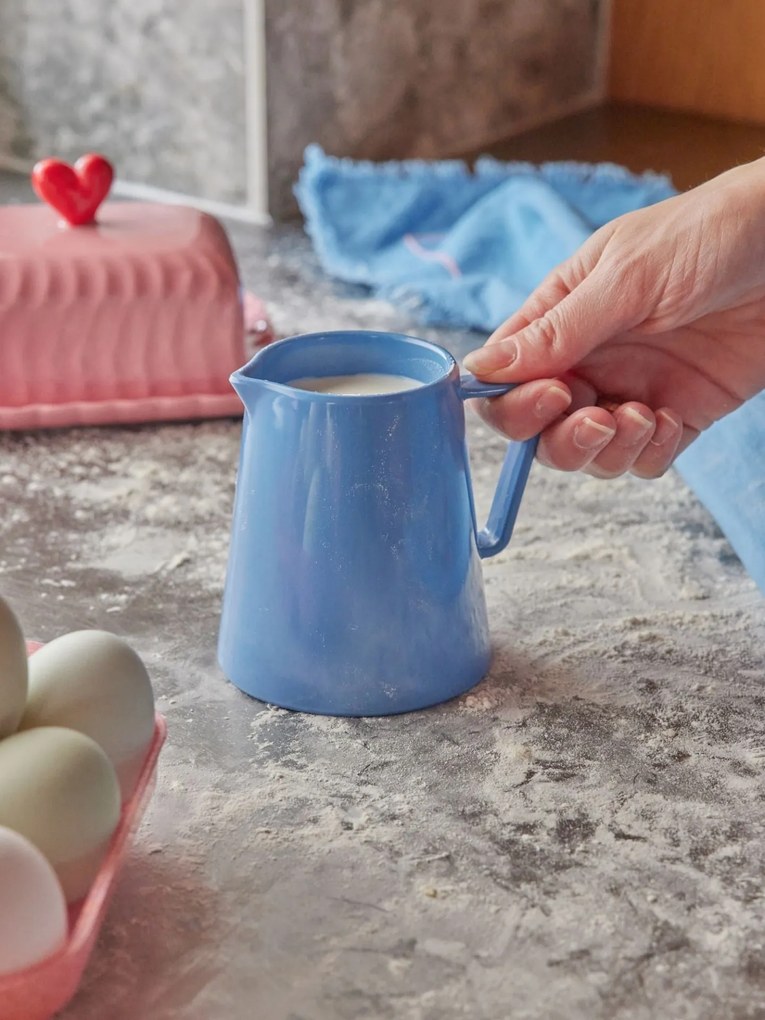 rice Melaminový džbán na mlieko Blue 175 ml