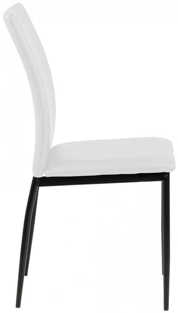 Jedálenská stolička Demina II biela