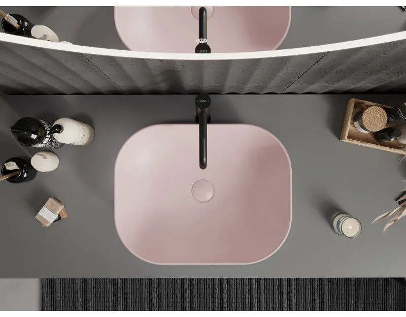 Mexen ROSA umývadlo, 50x40 cm, ružová, 21095044