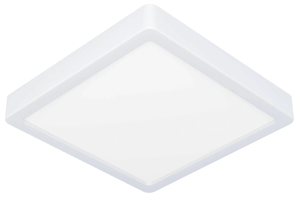 EGLO LED stropné stmievateľné osvetlenie FUEVA 5, 17W, teplá biela, 21x21cm, hranaté, biele