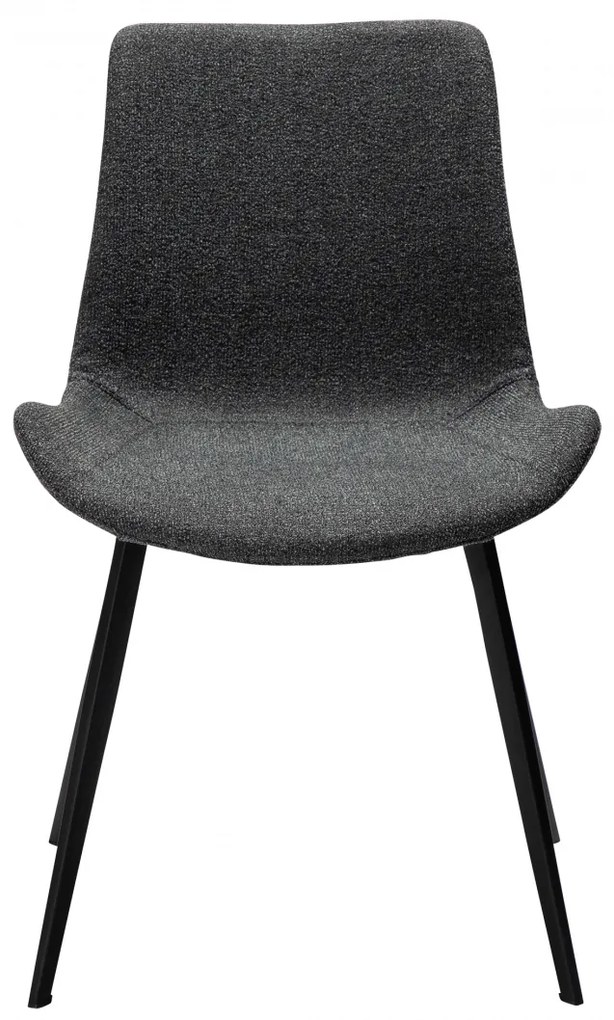 HYPE ČALÚNENÁ STOLIČKA grey/black